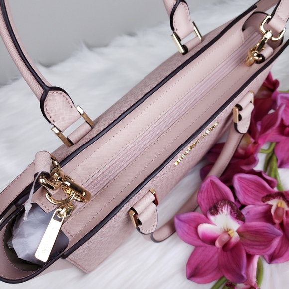 🌺NWT Michael Kors MD Selma Satchel bag Ballet MK - Picture 5 of 8